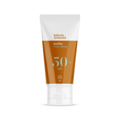Juliette Armand Sunfilm Face Velvet SPF50+ – קרם הגנה מהשמש במרקם קטיפתי
